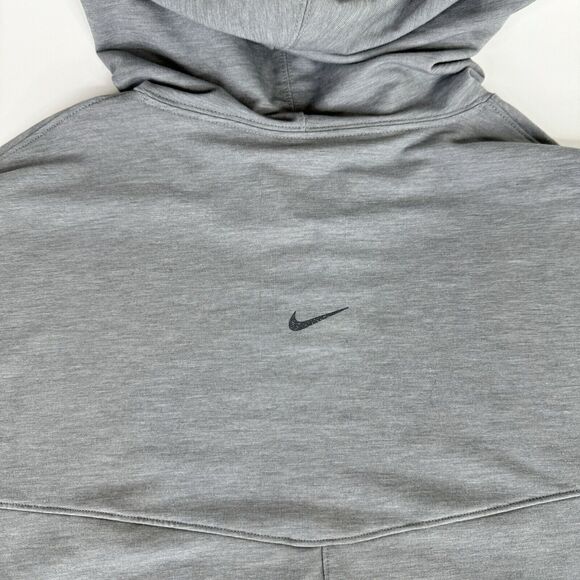 Nike Yoga Dri Fit hoodie hooded sweatshirt gray Pull-over DM7033-073 - Picture 13 of 14